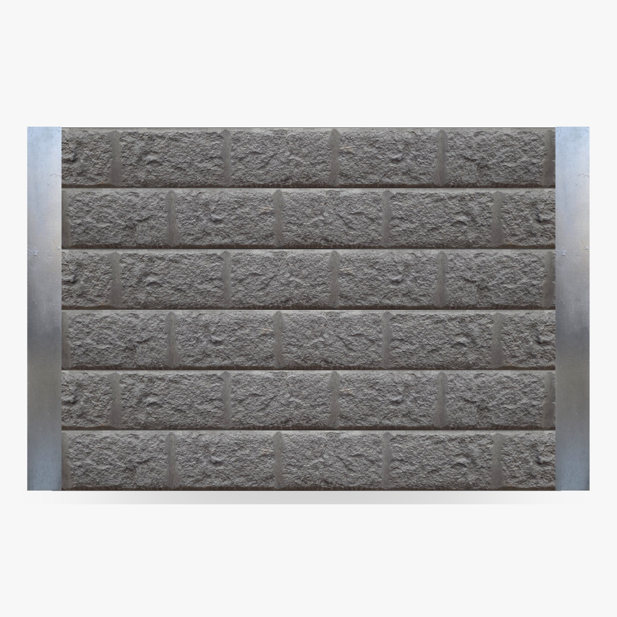 Storm Grey Sandstone Block Sleeper for concrete retaining walls